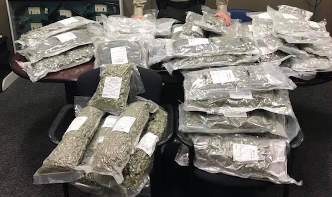 77 pounds of marijuana seized in Iowa traffic stop