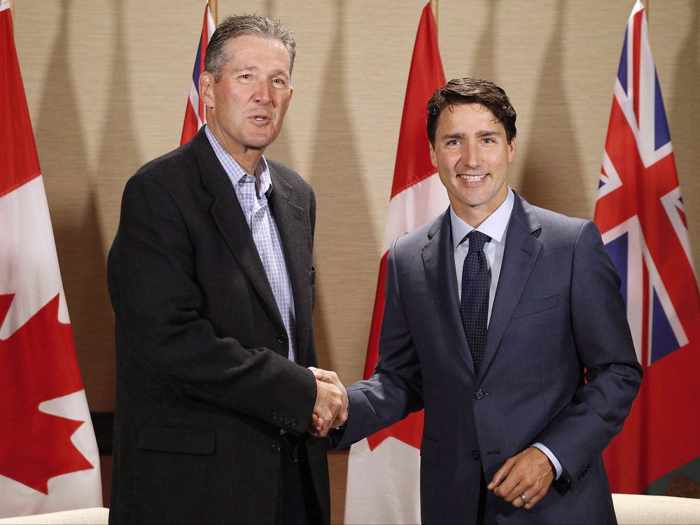 Justin Trudeau meets Brian Pallister