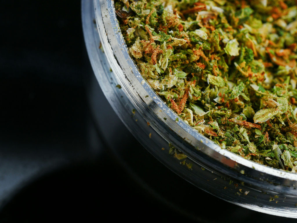 Close-Up Of Marijuana On Table