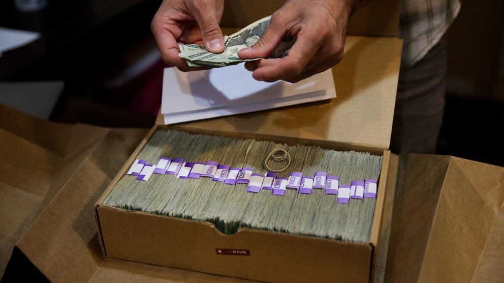 Marijuana businesses are awash with cash. California wants to help get that money into banks