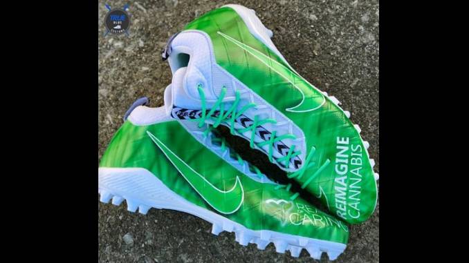 NFL Player Wore Cannabis Cleats to Support Legalization
