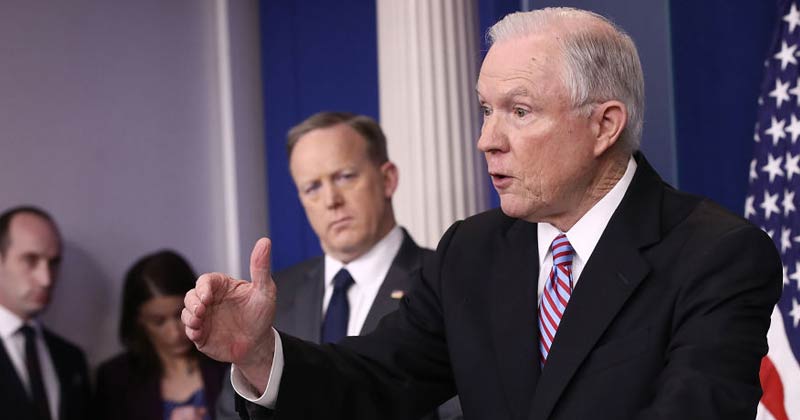 Sessions hints at a federal crackdown on marijuana