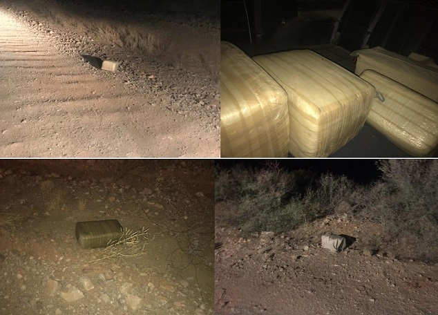 Tucson Smugglers Toss Marijuana and Flee Before Being Arrested