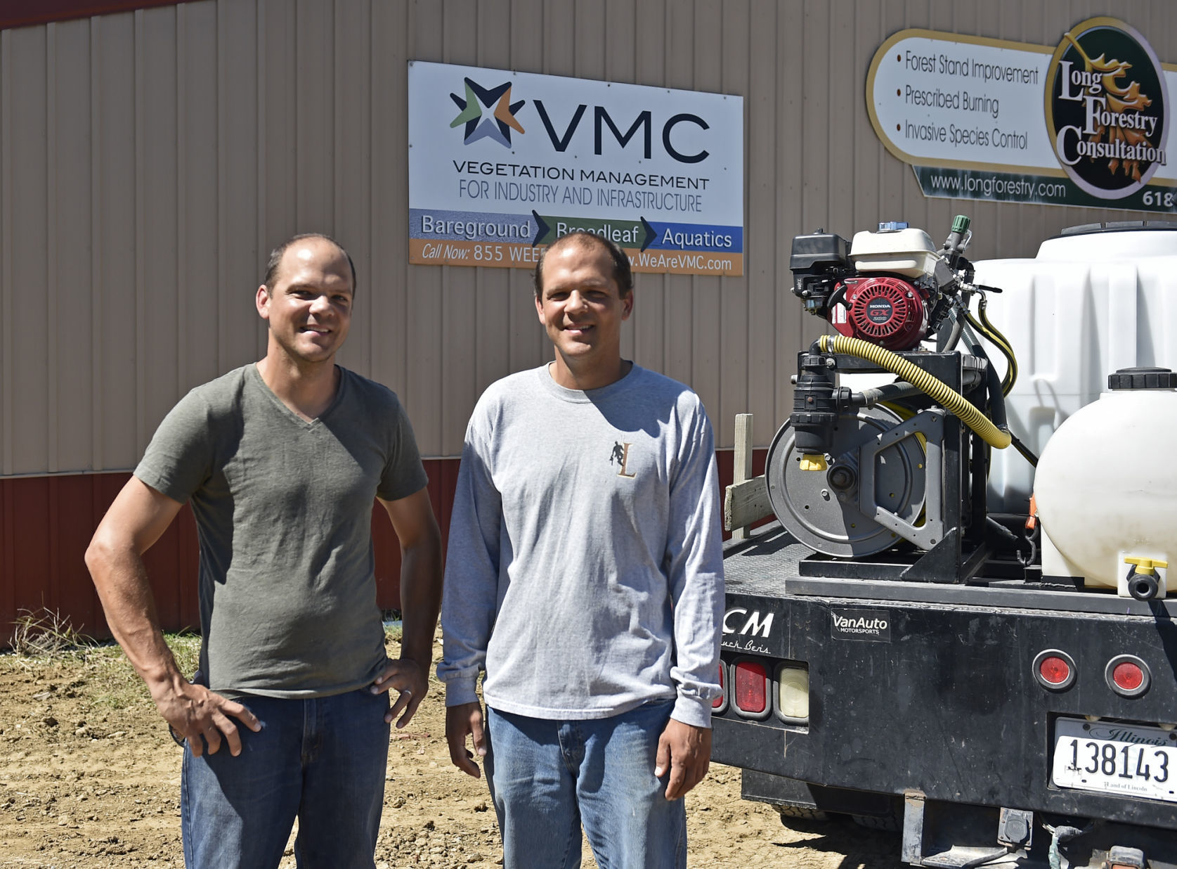 Chris and Mike Long of Vegetation Management