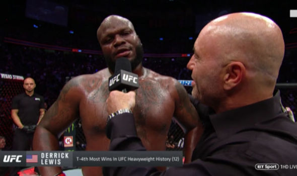 Derrick Lewis pulled off a stunning knockout win over Alexander Volkov